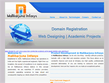 Tablet Screenshot of mallikarjunainfosys.com